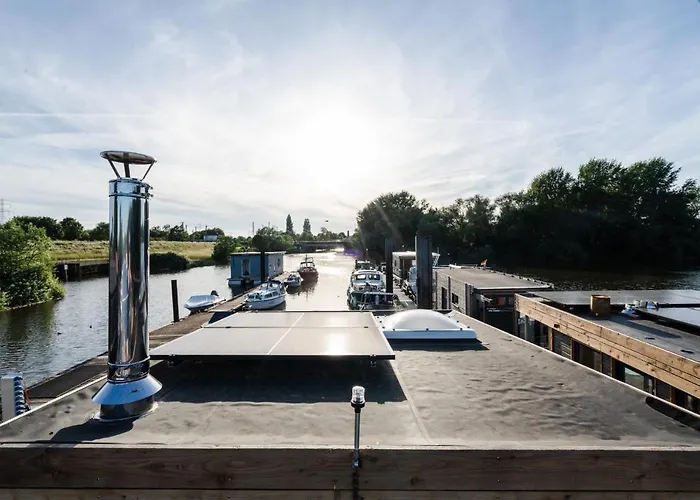 Tolles Tiny-hausboot Marianne Mit Dachterrasse Hotel na wodzie *