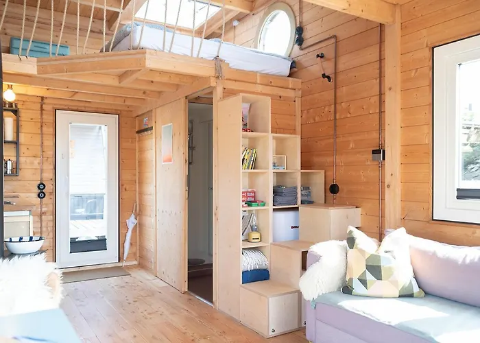 Tolles Tiny-hausboot Marianne Mit Dachterrasse *