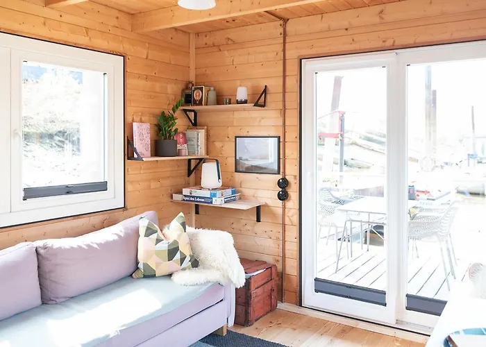 Hotel na wodzie Tolles Tiny-hausboot Marianne Mit Dachterrasse Hamburg